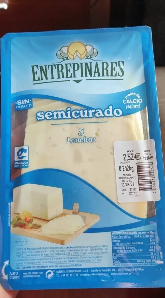 Queso semicurado