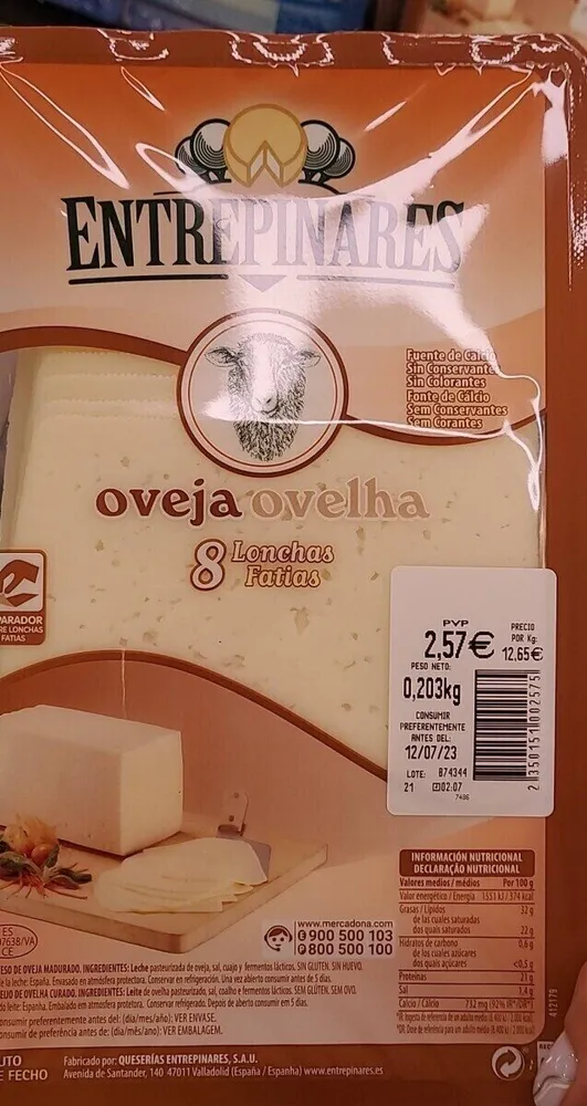 Entrepinares oveja