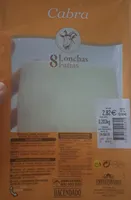 Queso de cabra en lonchas