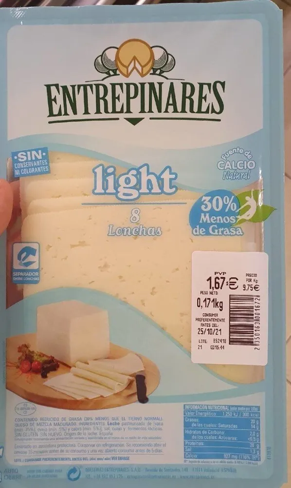 Queso Entrepinares Light