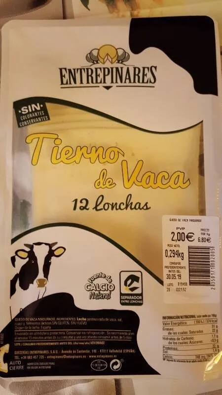 Tierno de vaca