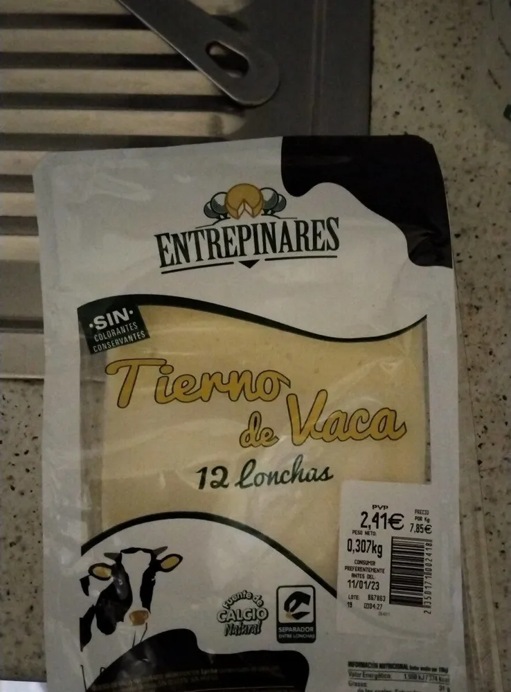 Queso tierno de vaca