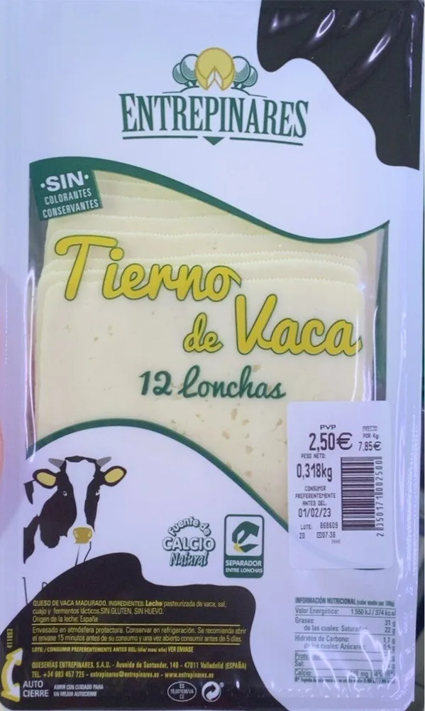 Queso tierno de vaca