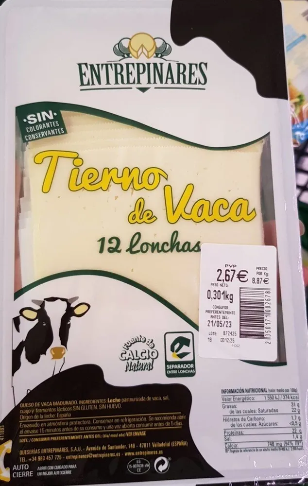 Tierno de vaca