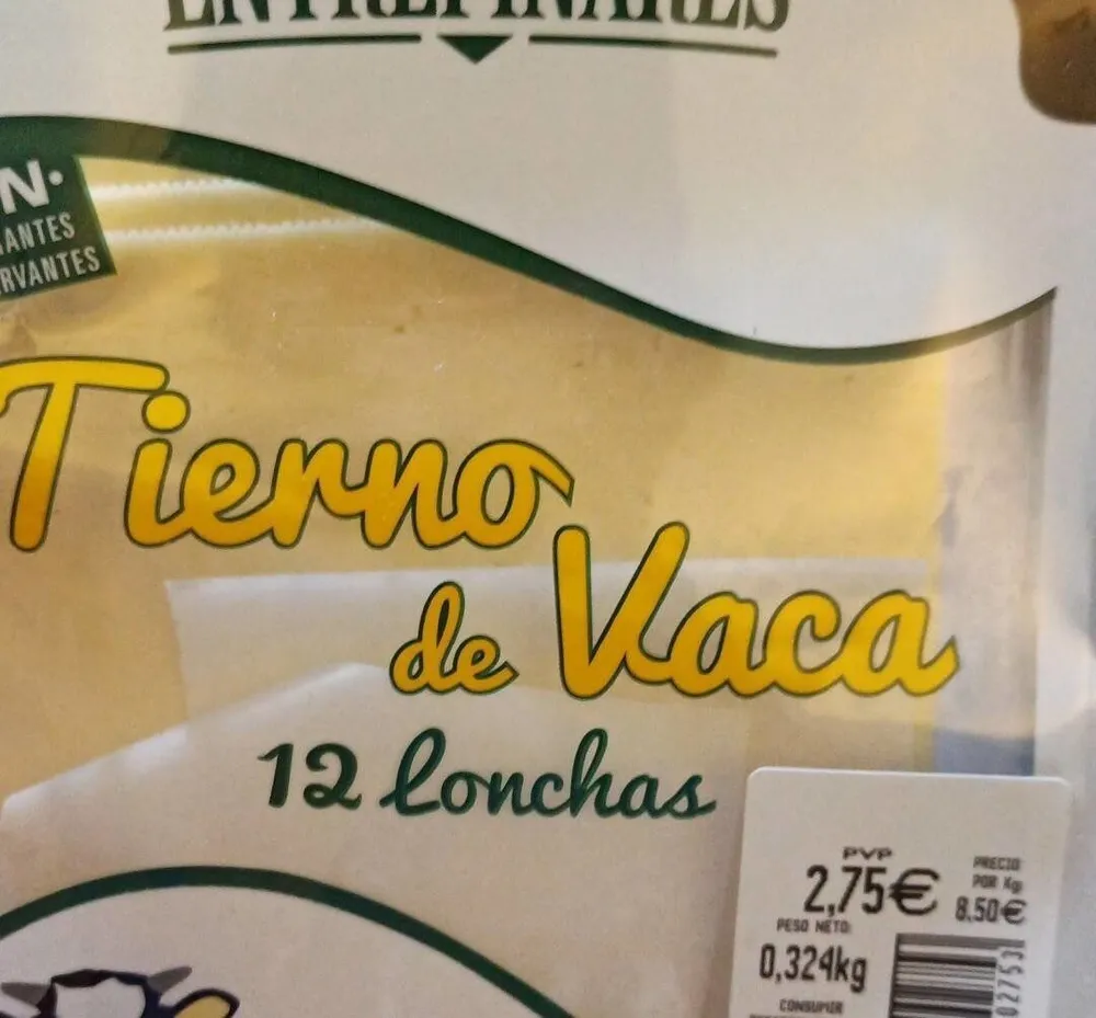 Tierno de vaca