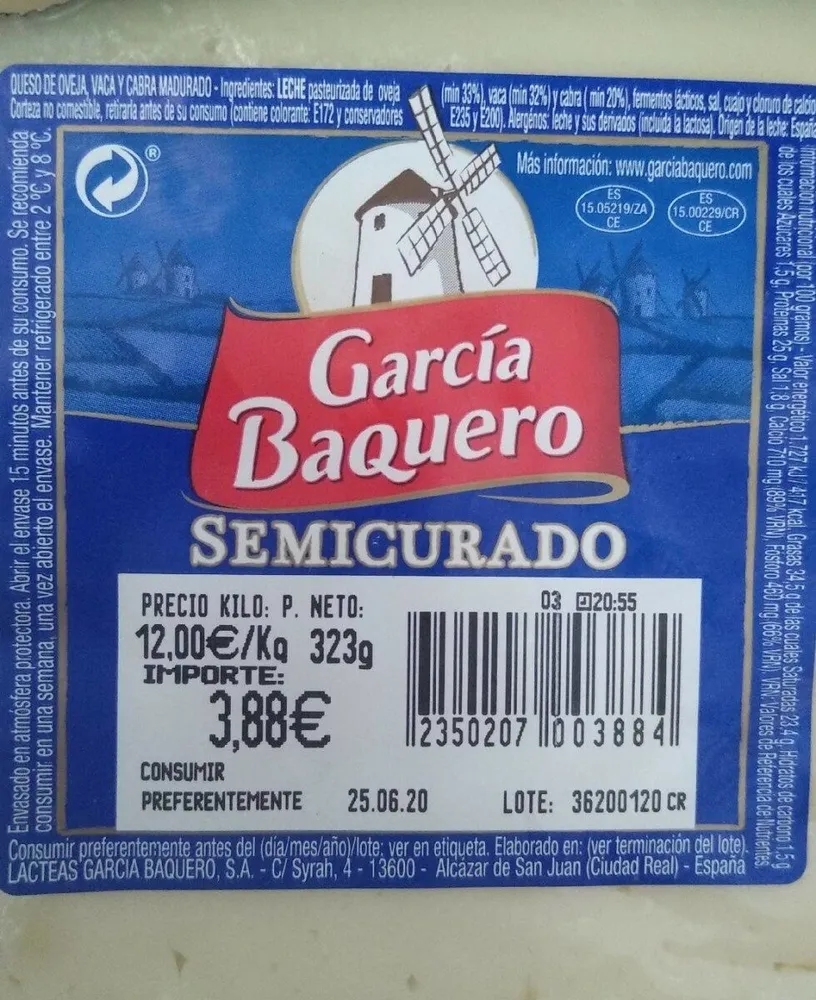 Queso semicurado