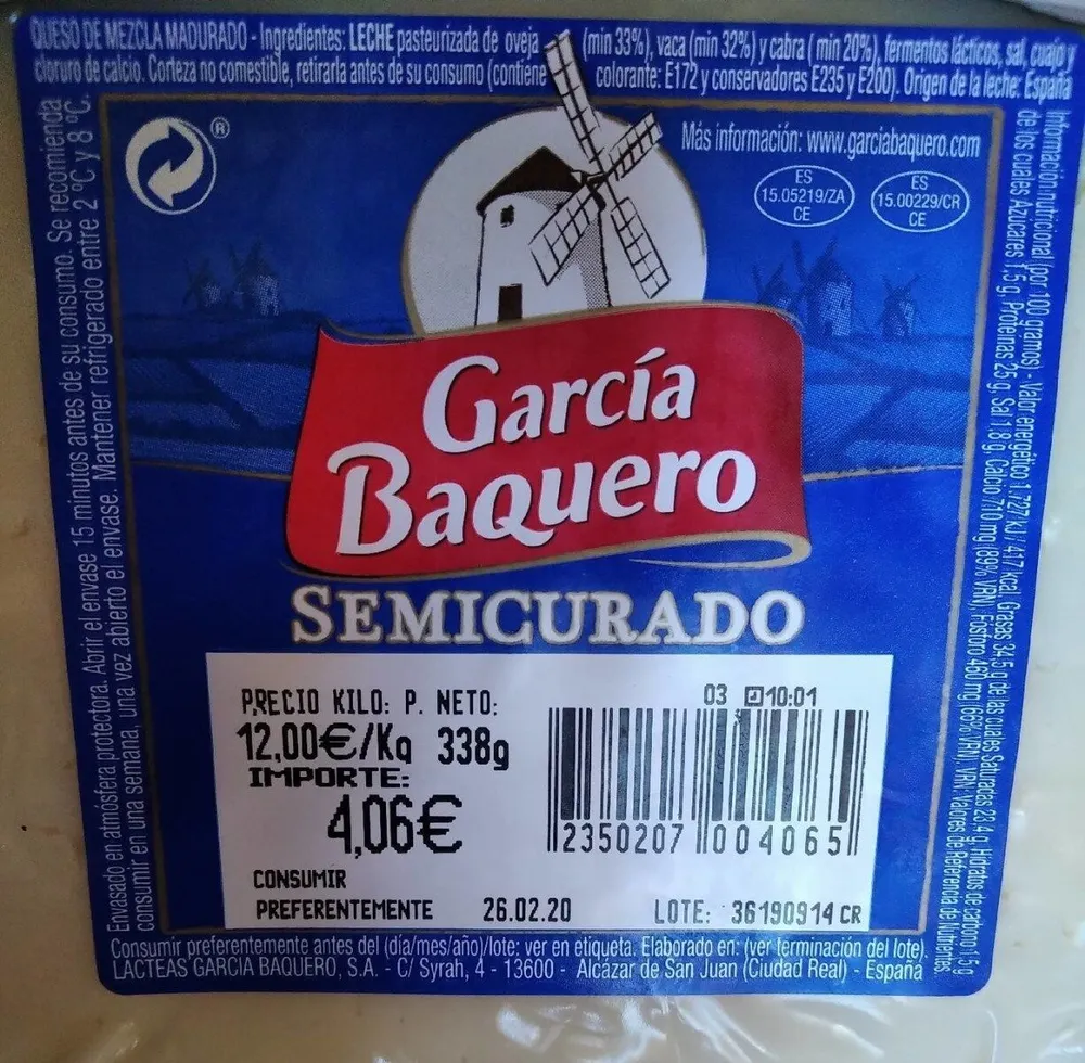 Queso Semicurado