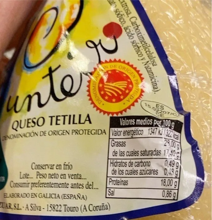 Queso tetilla