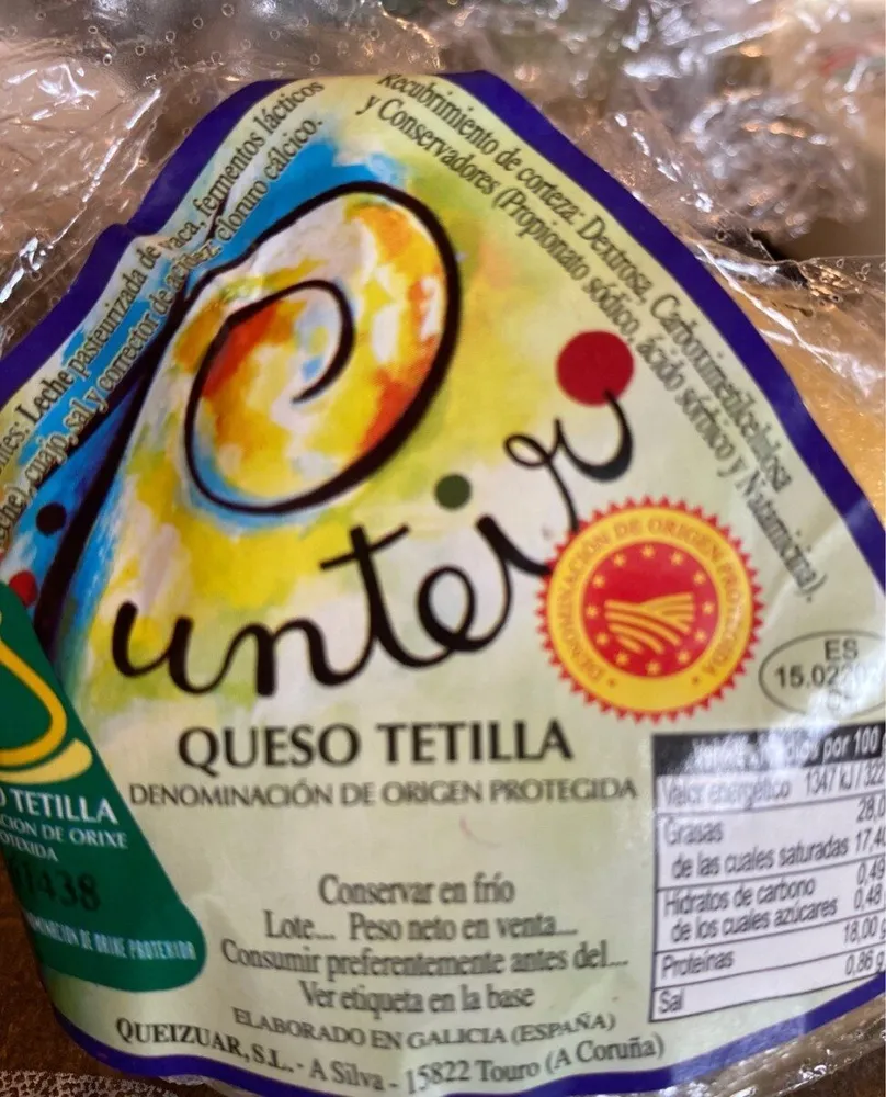 Queso tetilla
