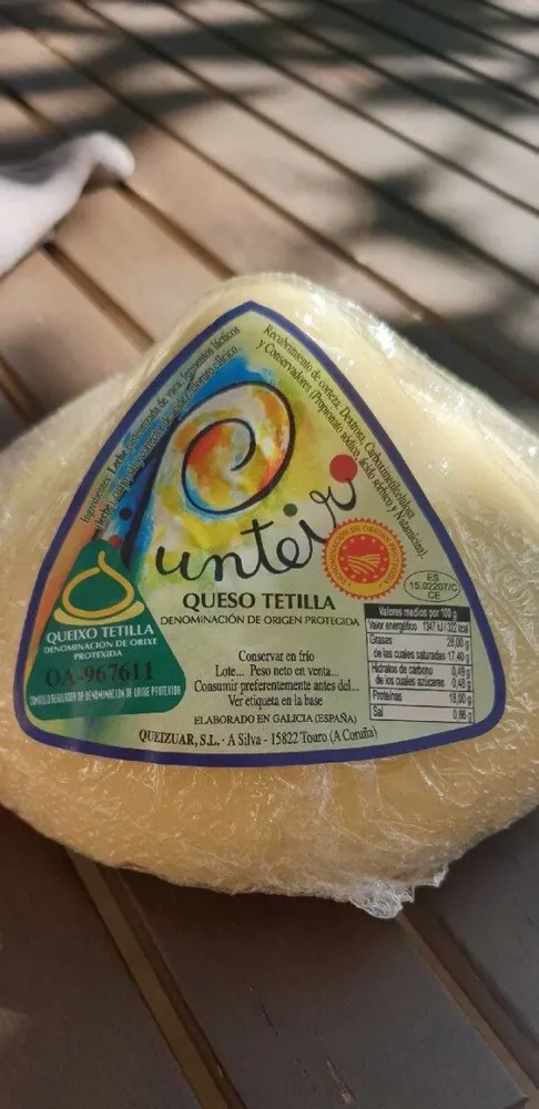 Queso tetilla