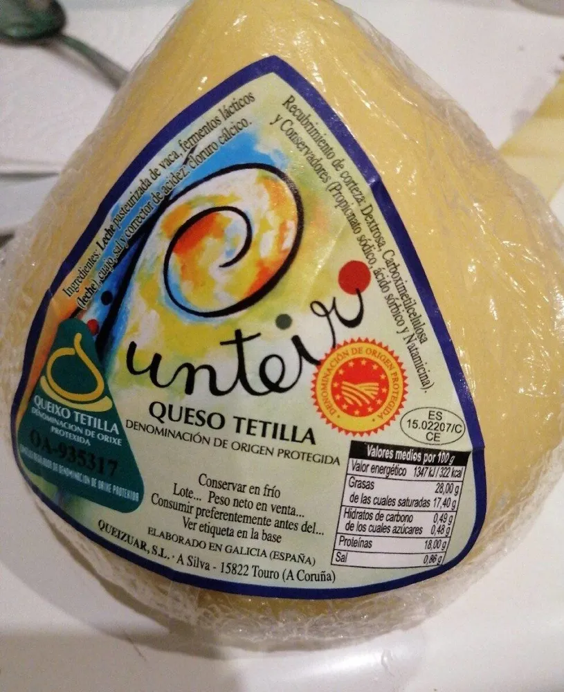 Queso tetilla