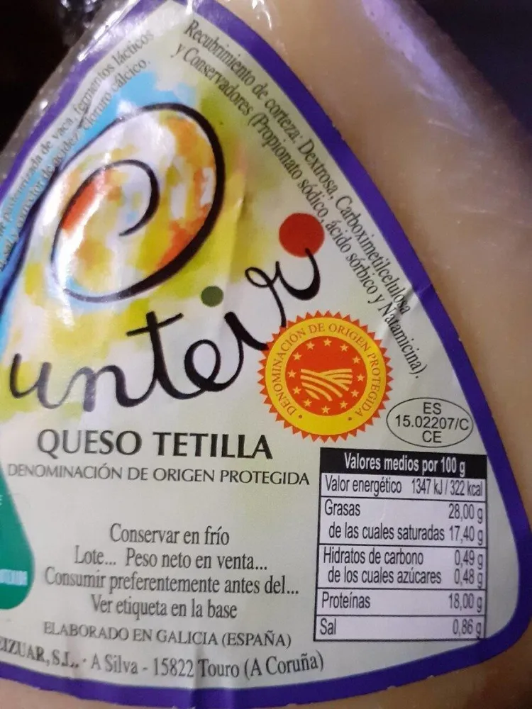 Queso tetilla