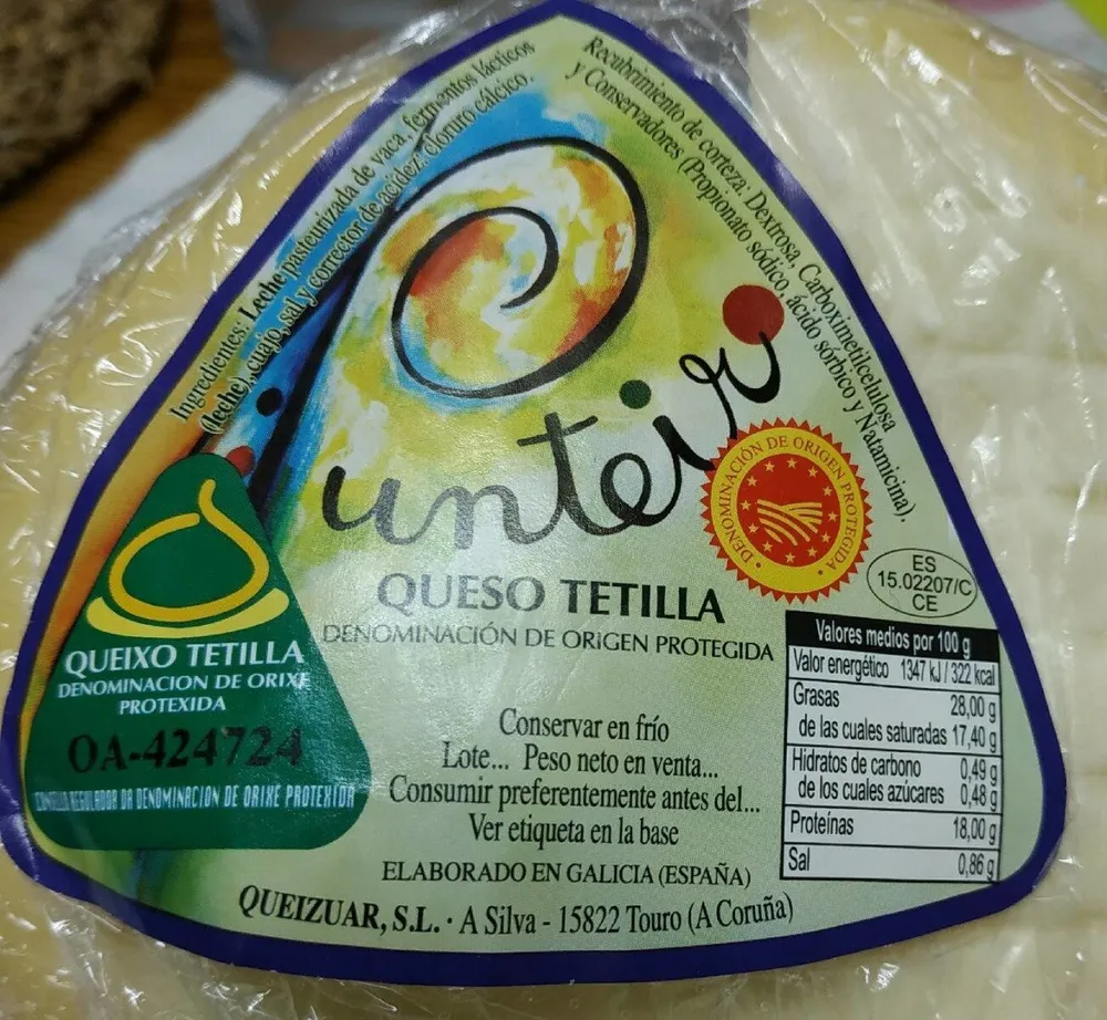Queso tetilla