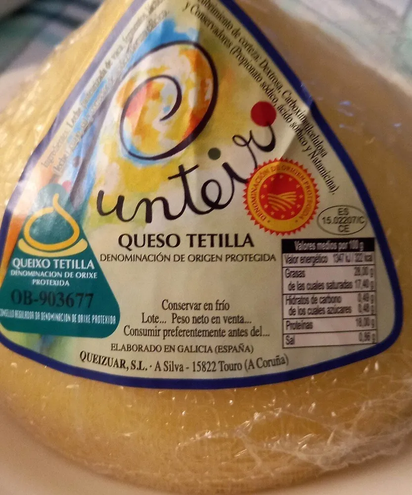 Queso tetilla