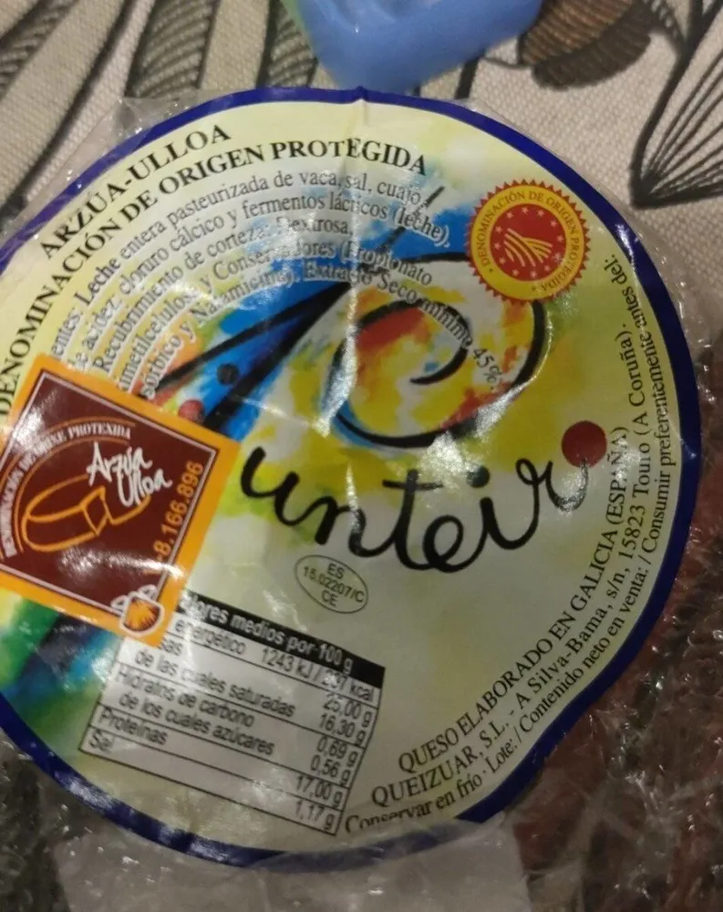 Queso Arzúa Ulloa dop