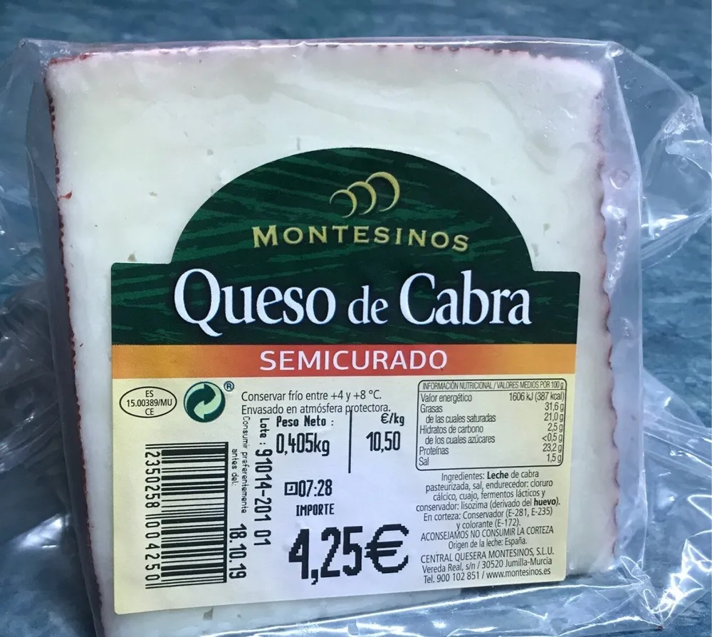 Queso de cabra semicurado