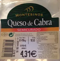 Queso de cabra semicurado