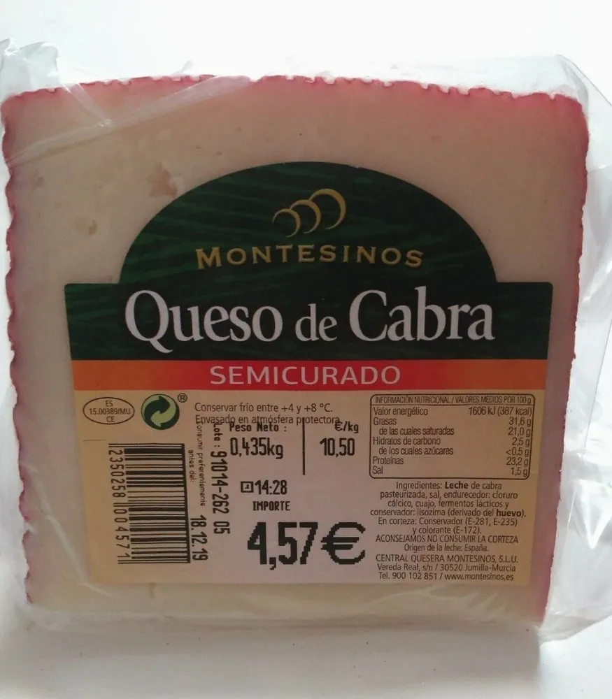 Queso de cabra semicurado