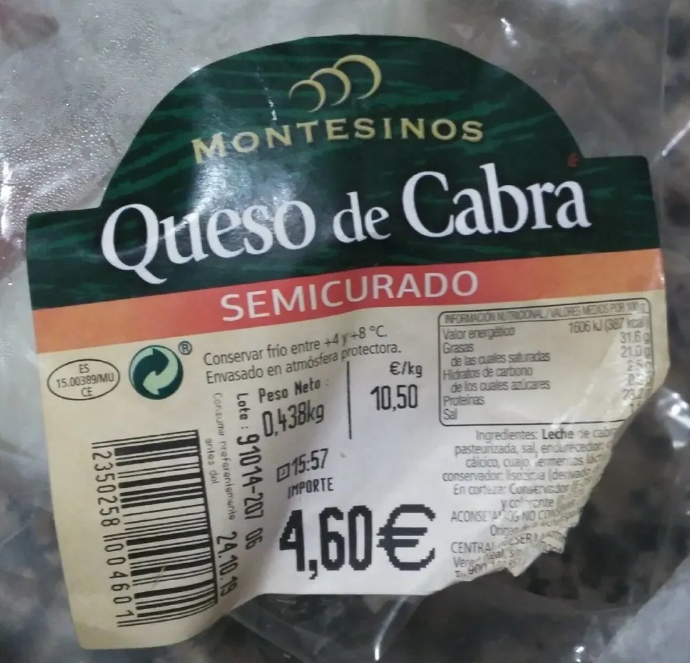 Queso de Cabra Semicurado