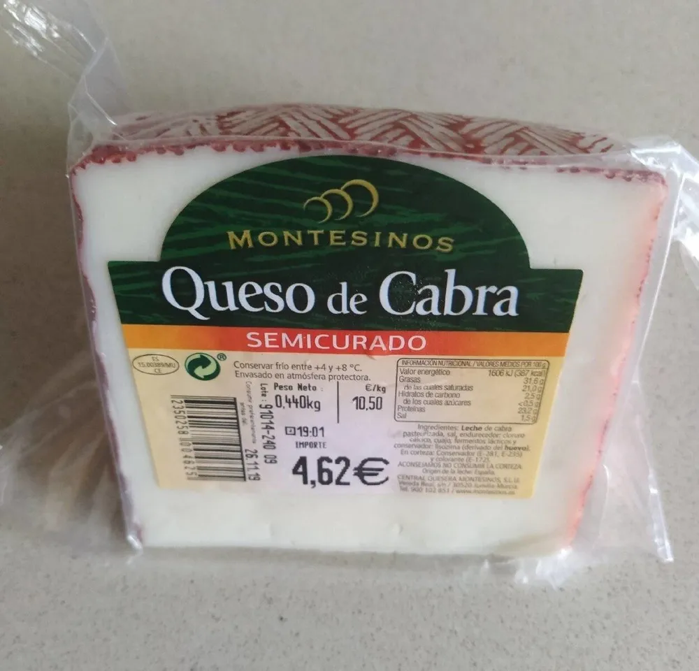 Queso de cabra semicurado