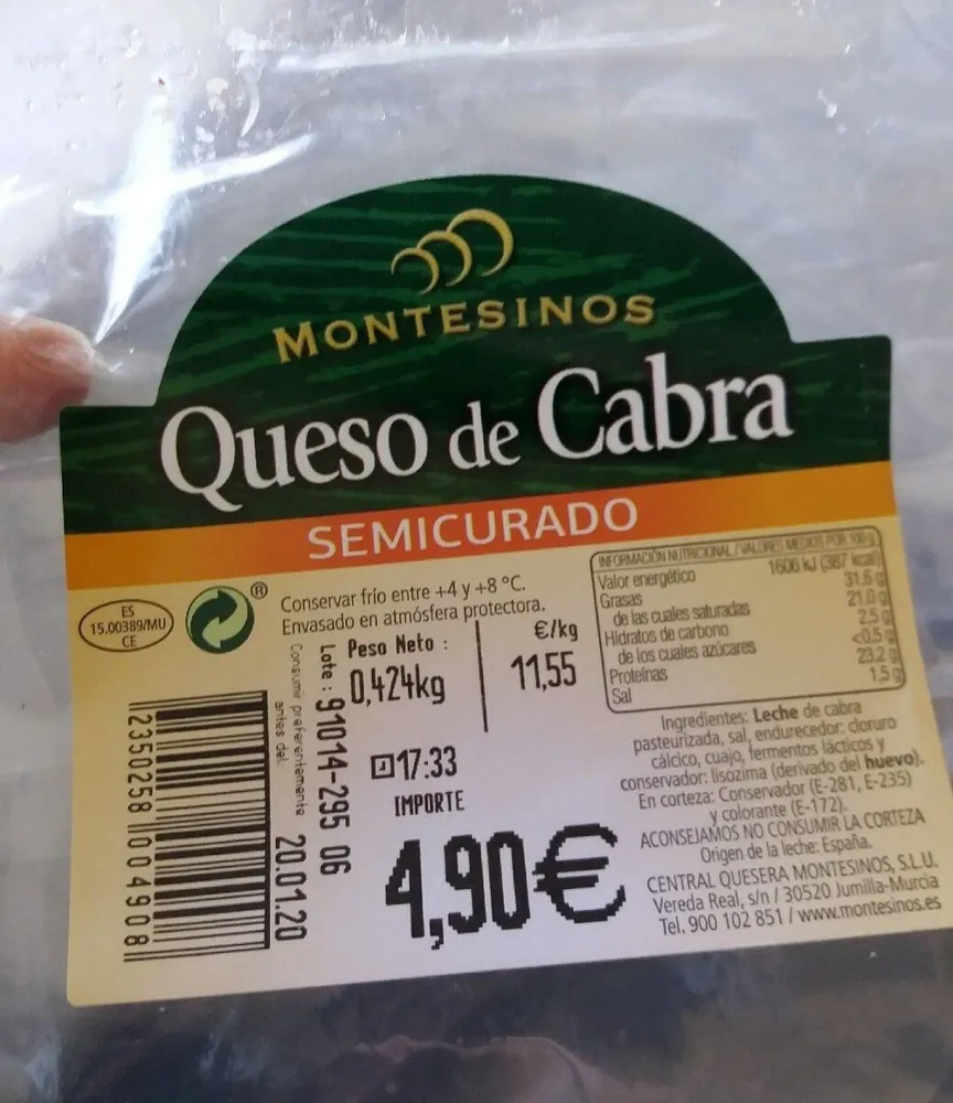 Queso cabra semi
