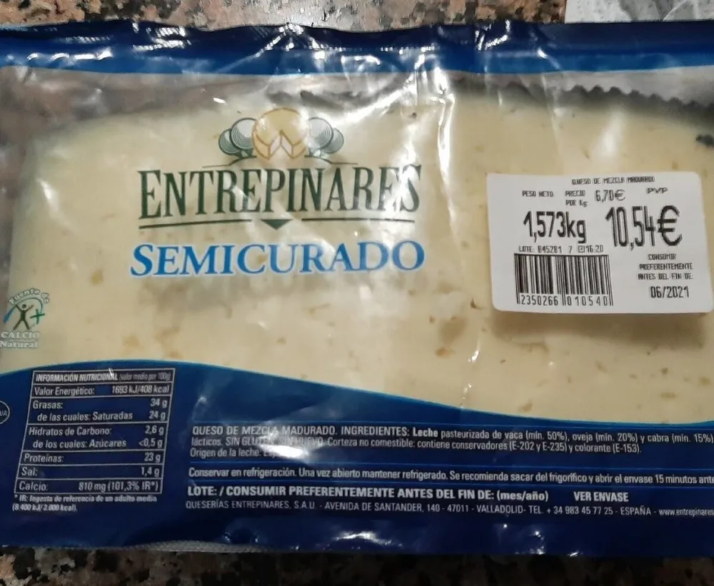 Queso semicurado