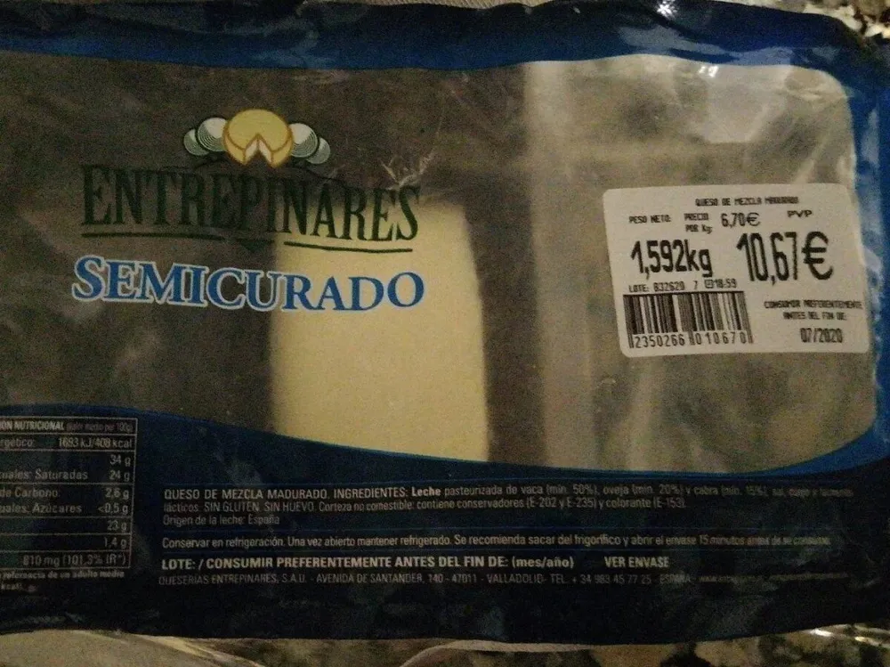 Queso semicurado