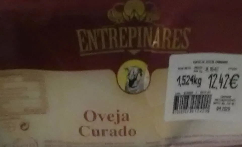 Queso oveja curado