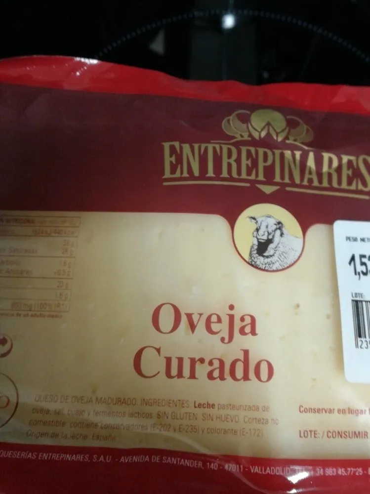 Queso curado de oveja