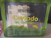 Tierno cortado en cuñitas