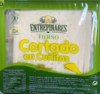 Tierno cortado en cuñitas