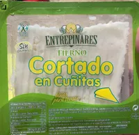 Queso tierno cortado en cuñitas