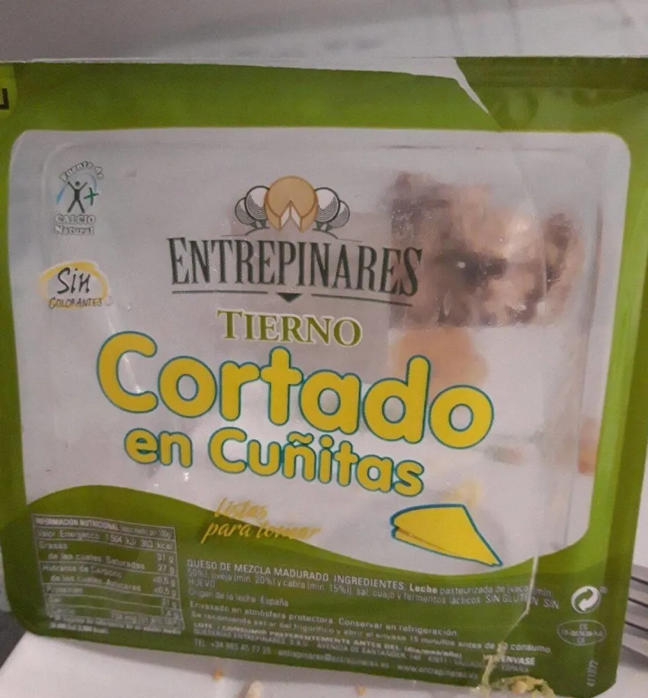 Cortado en cuñitas