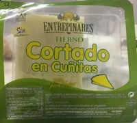 Tierno cortado en cuñitas