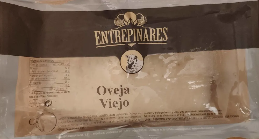 Queso de oveja viejo