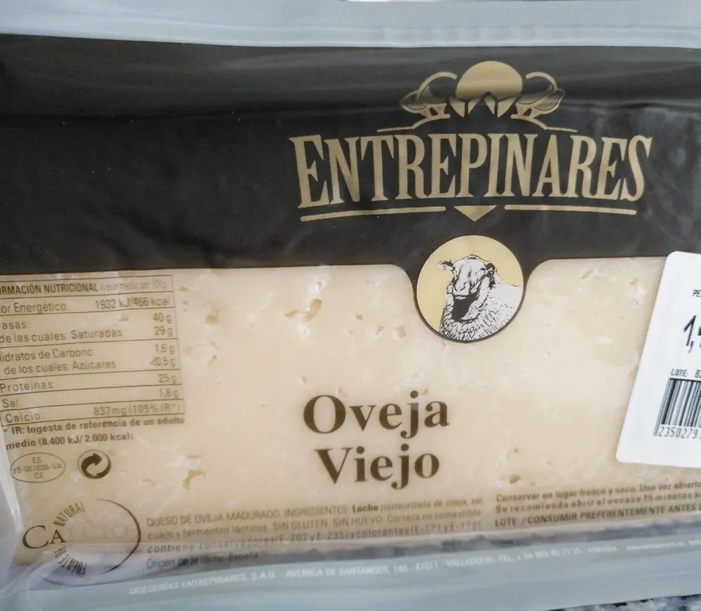 Queso oveja viejo