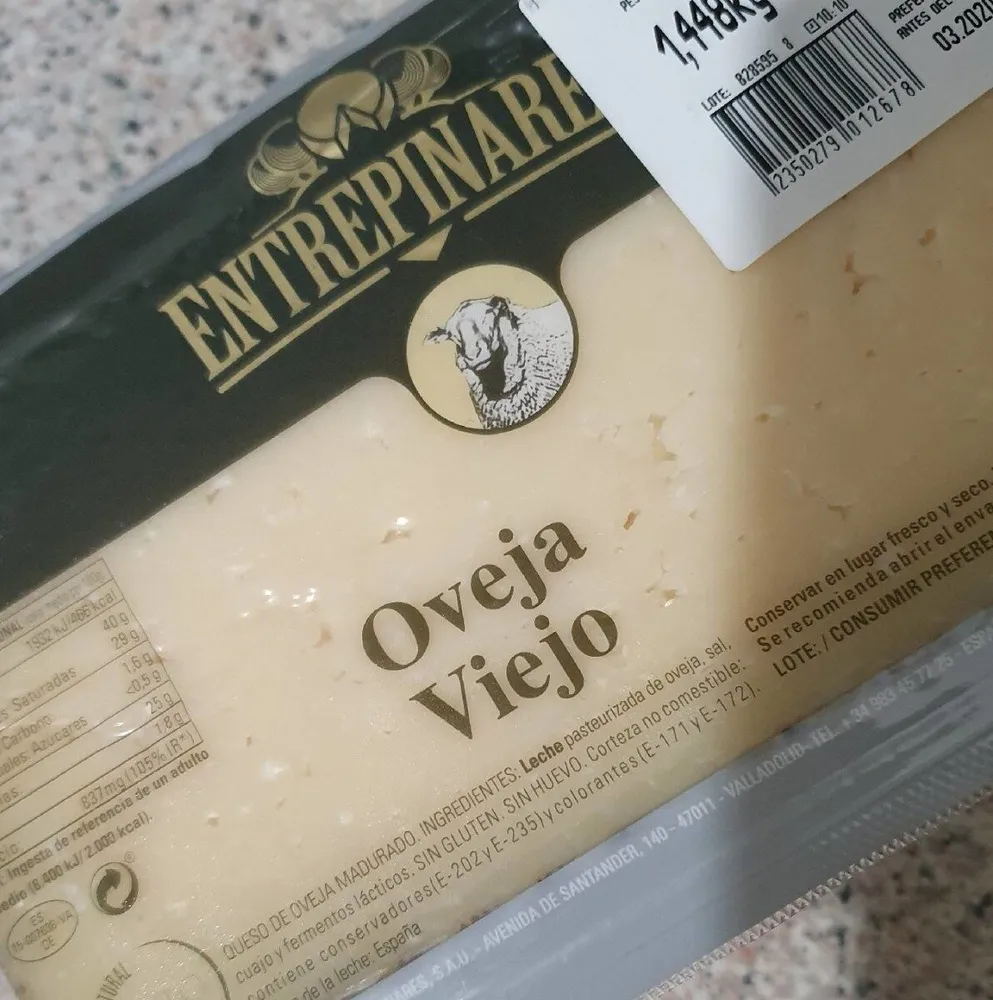 Queso de oveja madurado