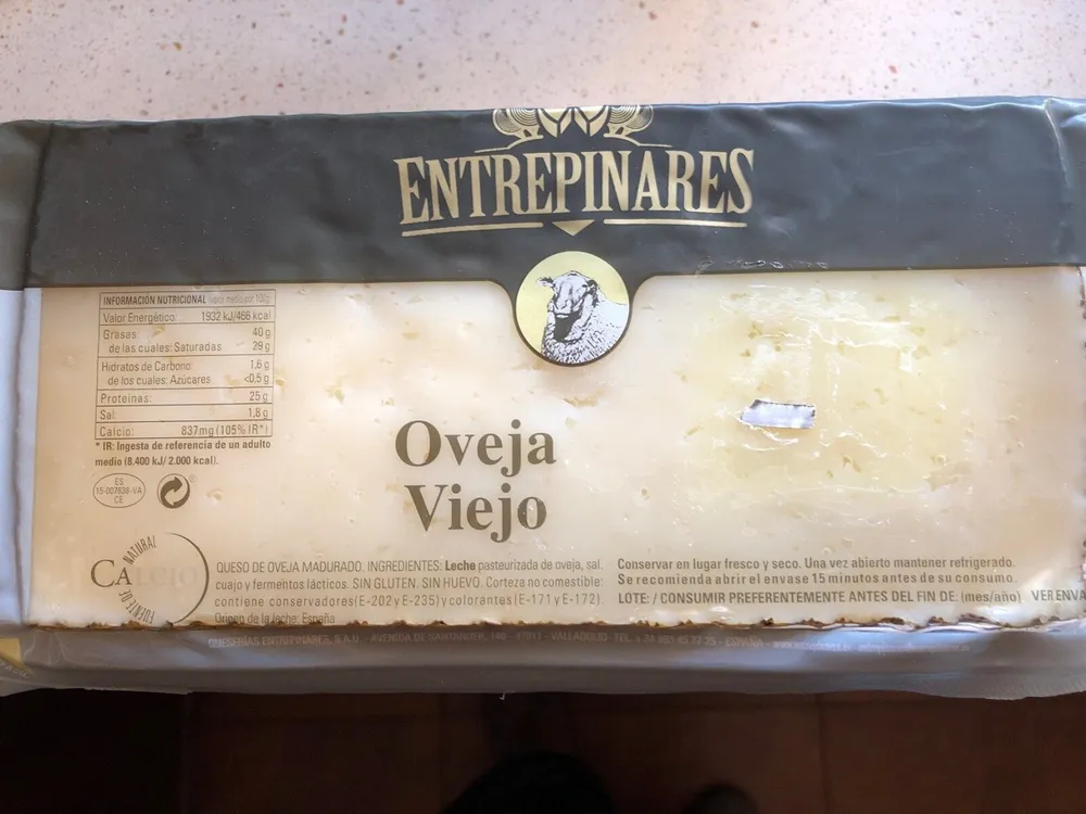 Queso de oveja viejo