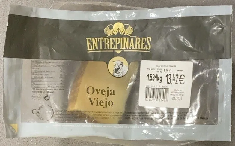 Queso de oveja madurado
