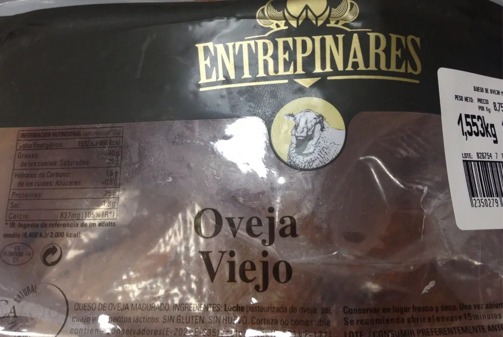 Queso oveja viejo