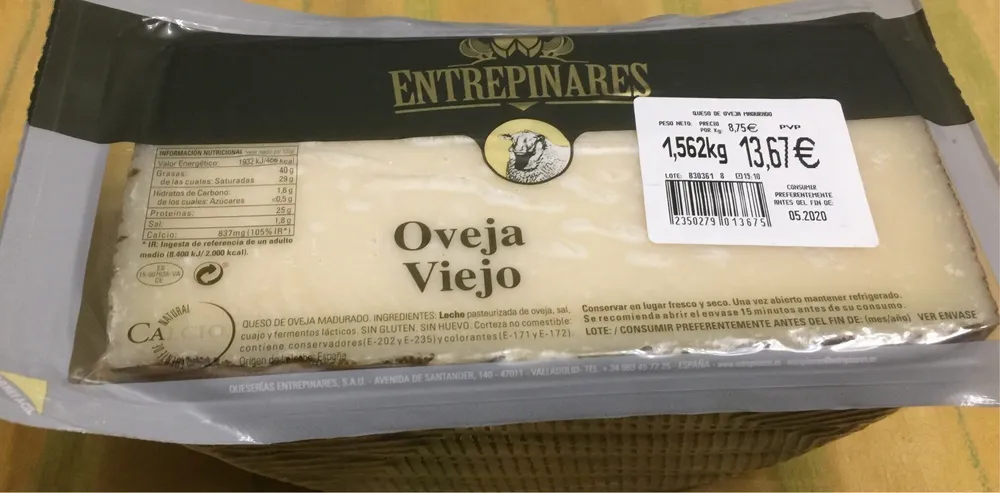 Queso Oveja Viejo