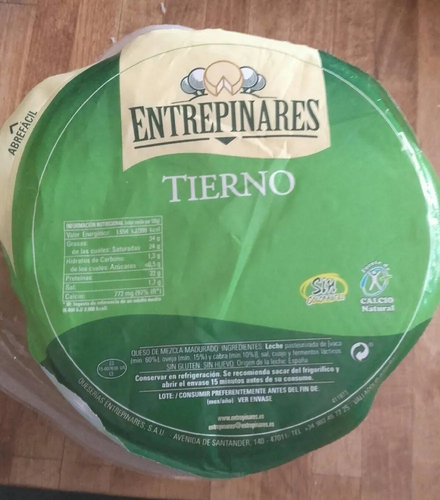 Queso de mezcla madurado (tierno)