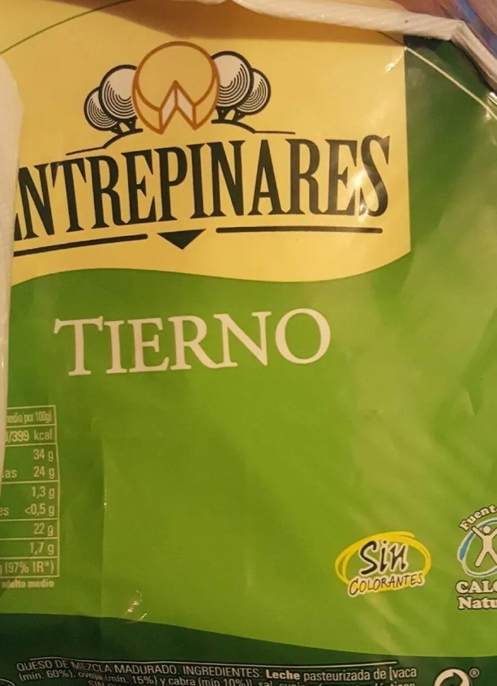 Queso tierno de mezcla madurado