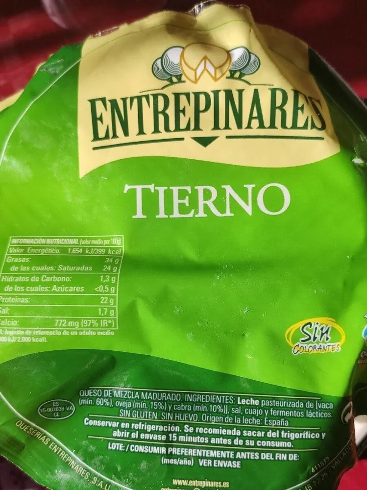 Queso Entrepinares tierno