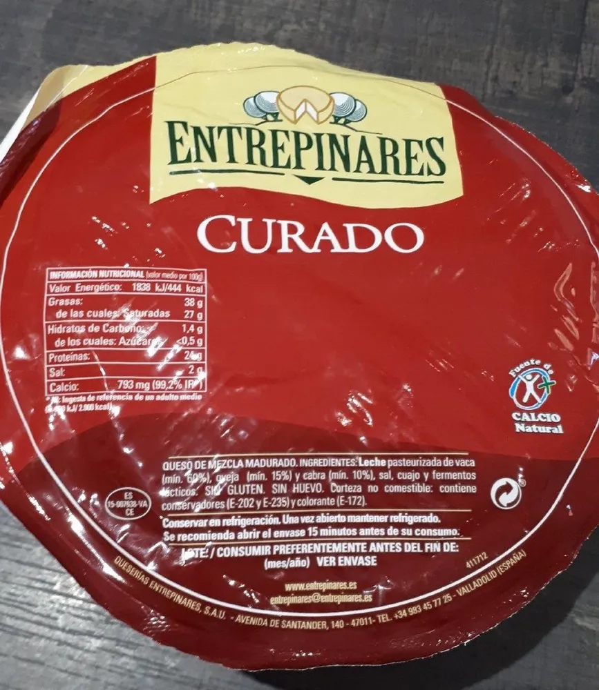 Fromage 3 laits curado