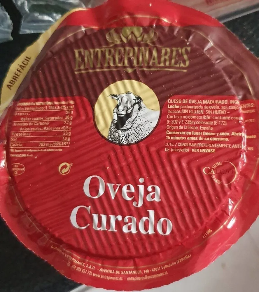 Queso oveja curado