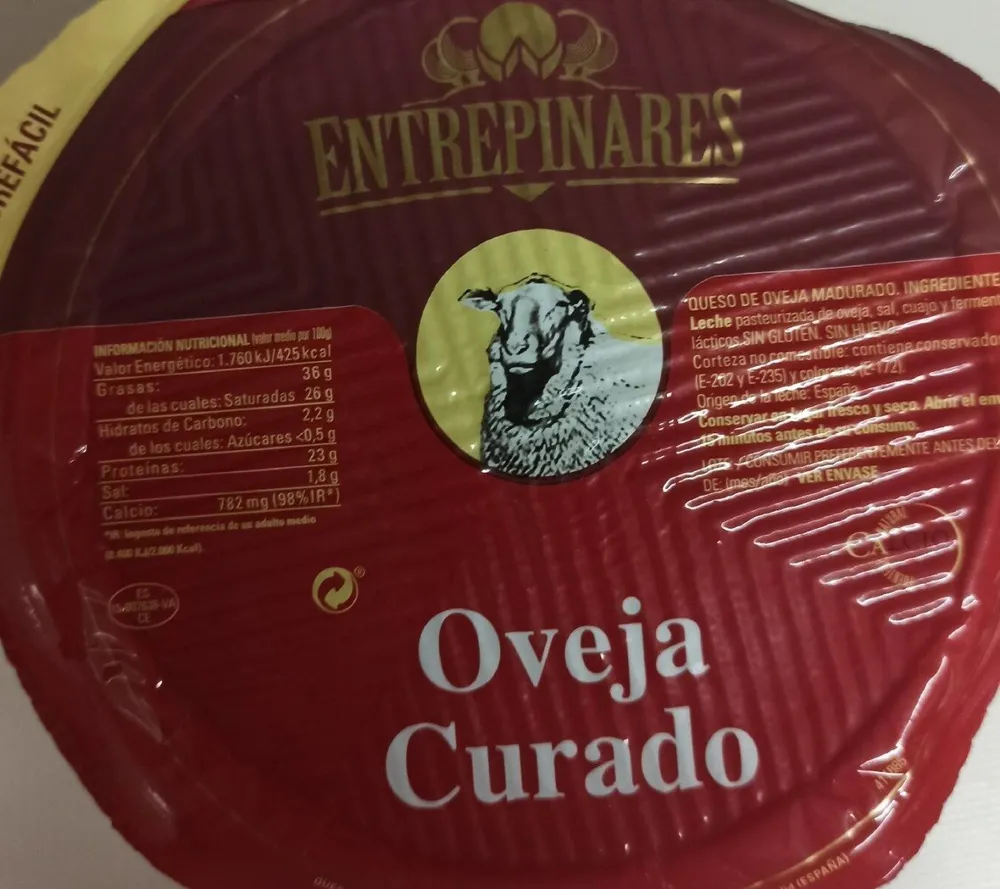 Queso de Oveja Entrepinares curado
