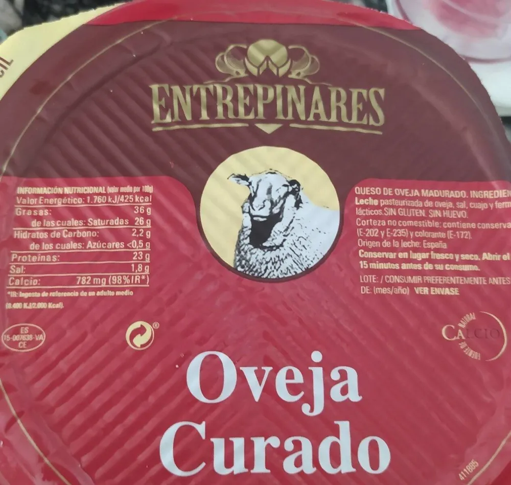 Queso de oveja curado