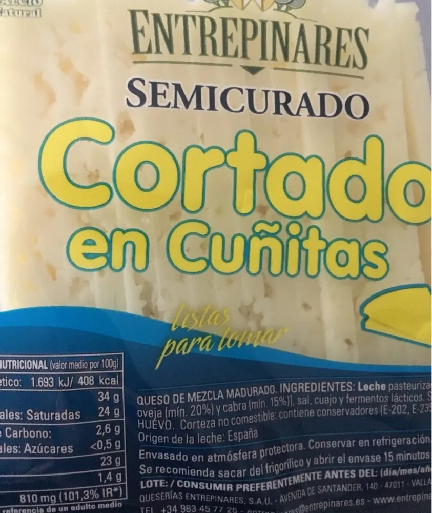 semicurado cuñitas
