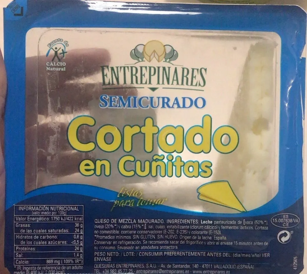 Cortado en Cuñitas Semicurado